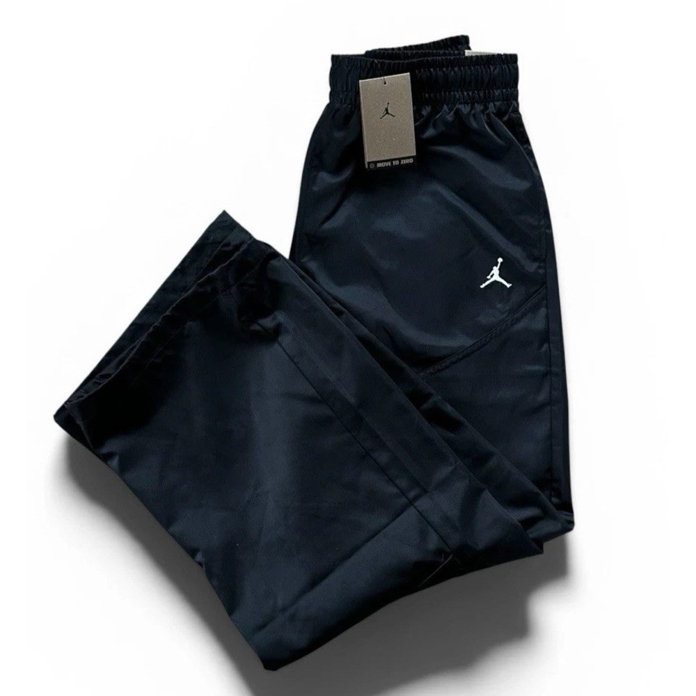 Nike Air Jordan Pants Black Loose Fit Woven Track Women's Size Medium M HF9465